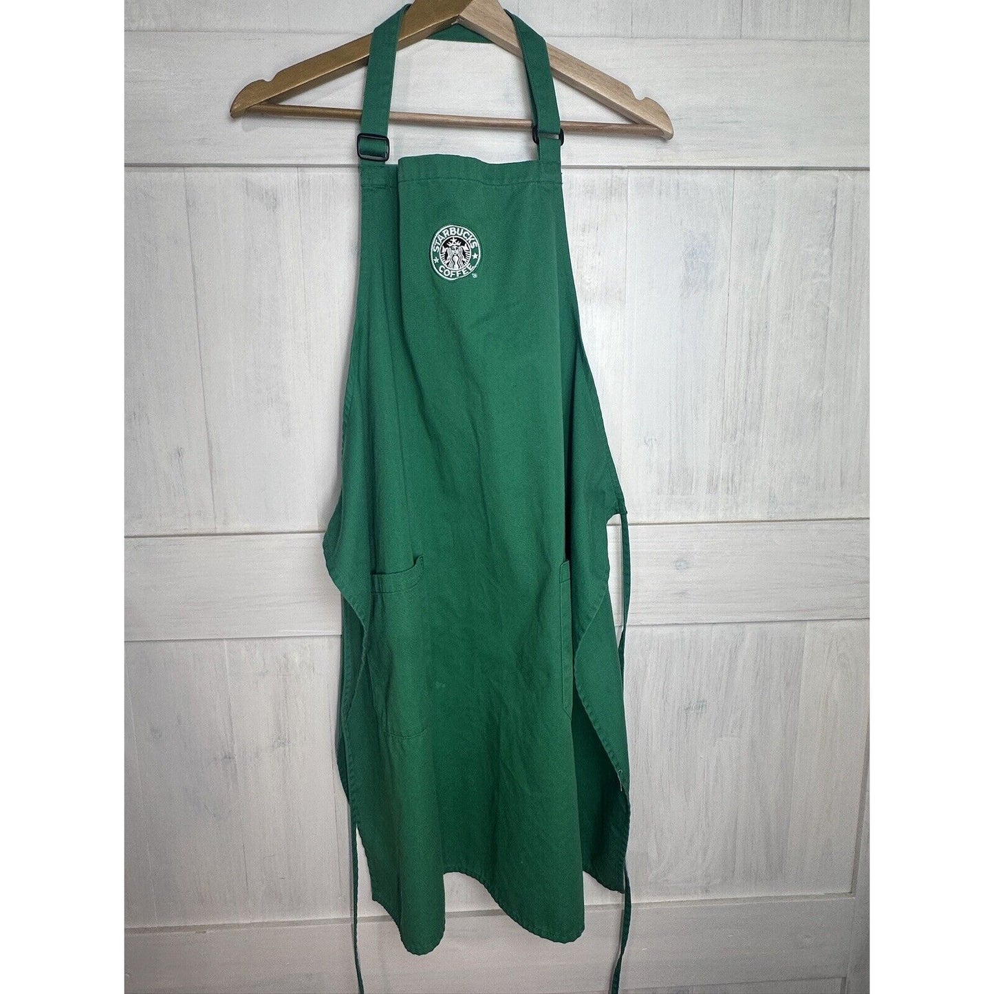 Authentic Starbucks Barista Green Apron Official Employee Uniform Pre-Owned