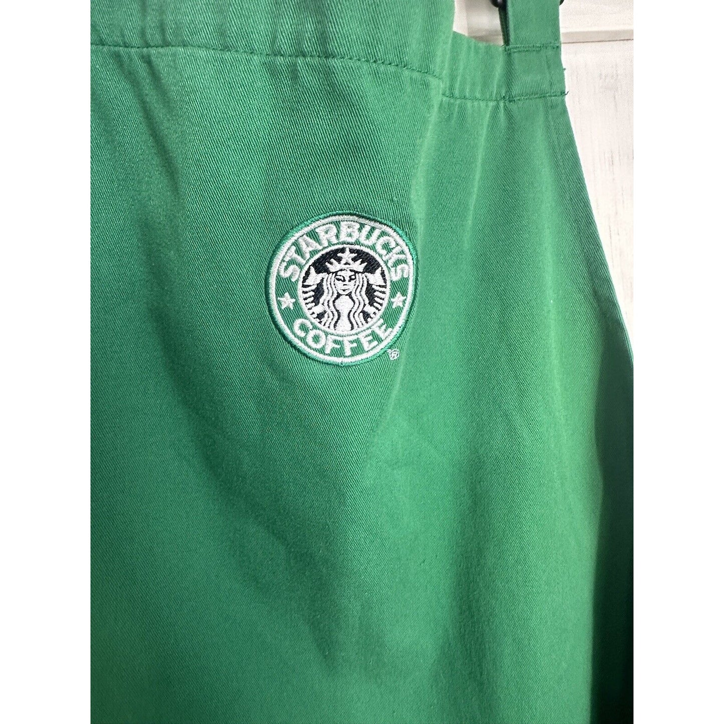 Authentic Starbucks Barista Green Apron Official Employee Uniform Pre-Owned