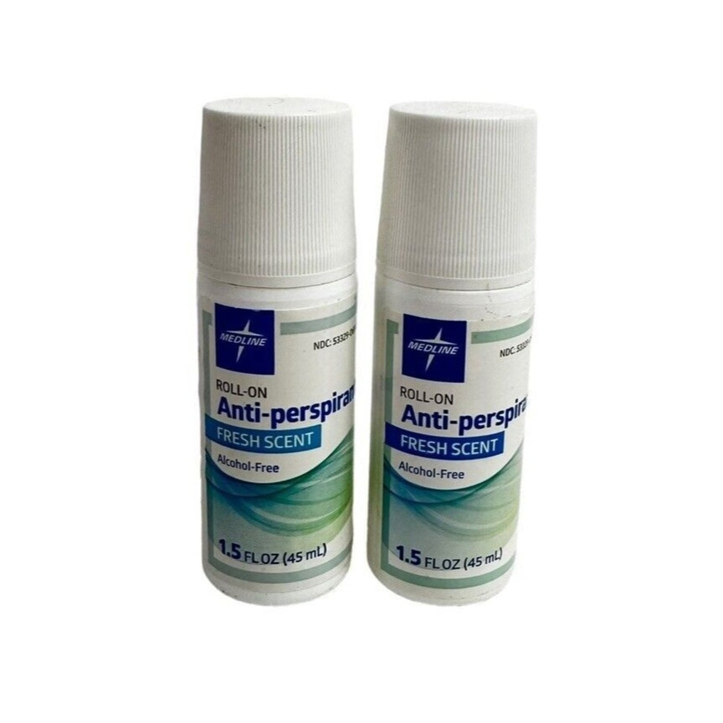 MedSpa Antiperspirant Roll-On Deodorant Fresh Scent 1.5oz 2 Pack Alcohol-Free