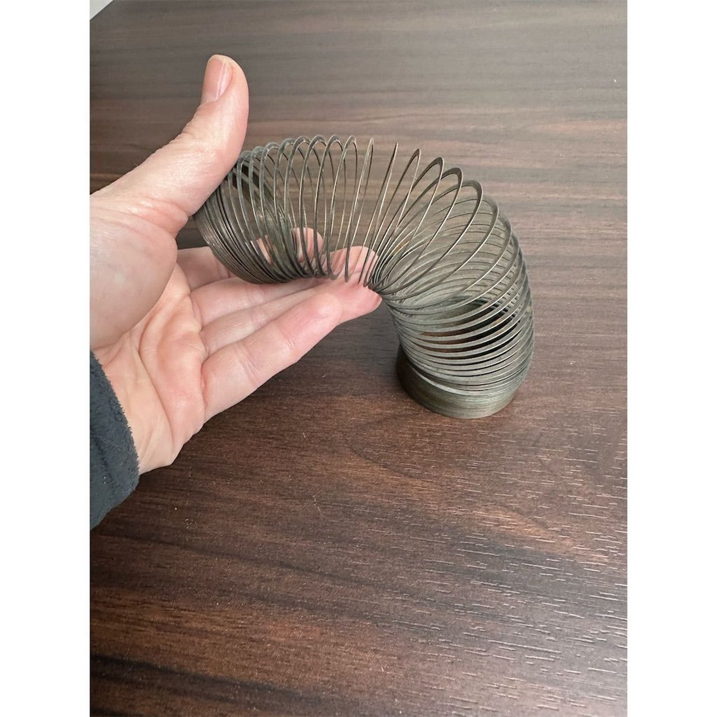 Vintage Slinky Original Metal Walking Spring Toy - Made in USA - Ages 4-7 - Pre-Owned Good Condition