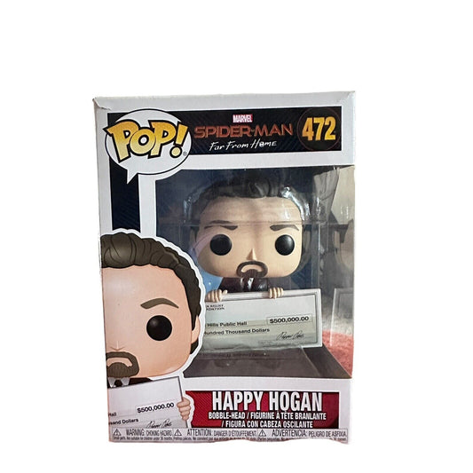 Funko Pop! Marvel Happy Hogan #472 Vinyl Figure Spider-Man Far From Home Pre-Own