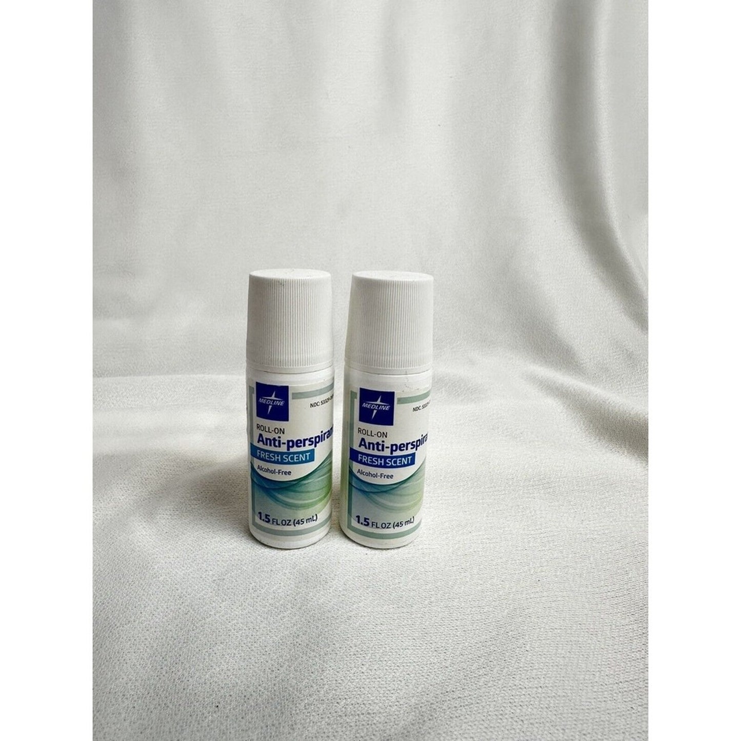 MedSpa Antiperspirant Roll-On Deodorant Fresh Scent 1.5oz 2 Pack Alcohol-Free