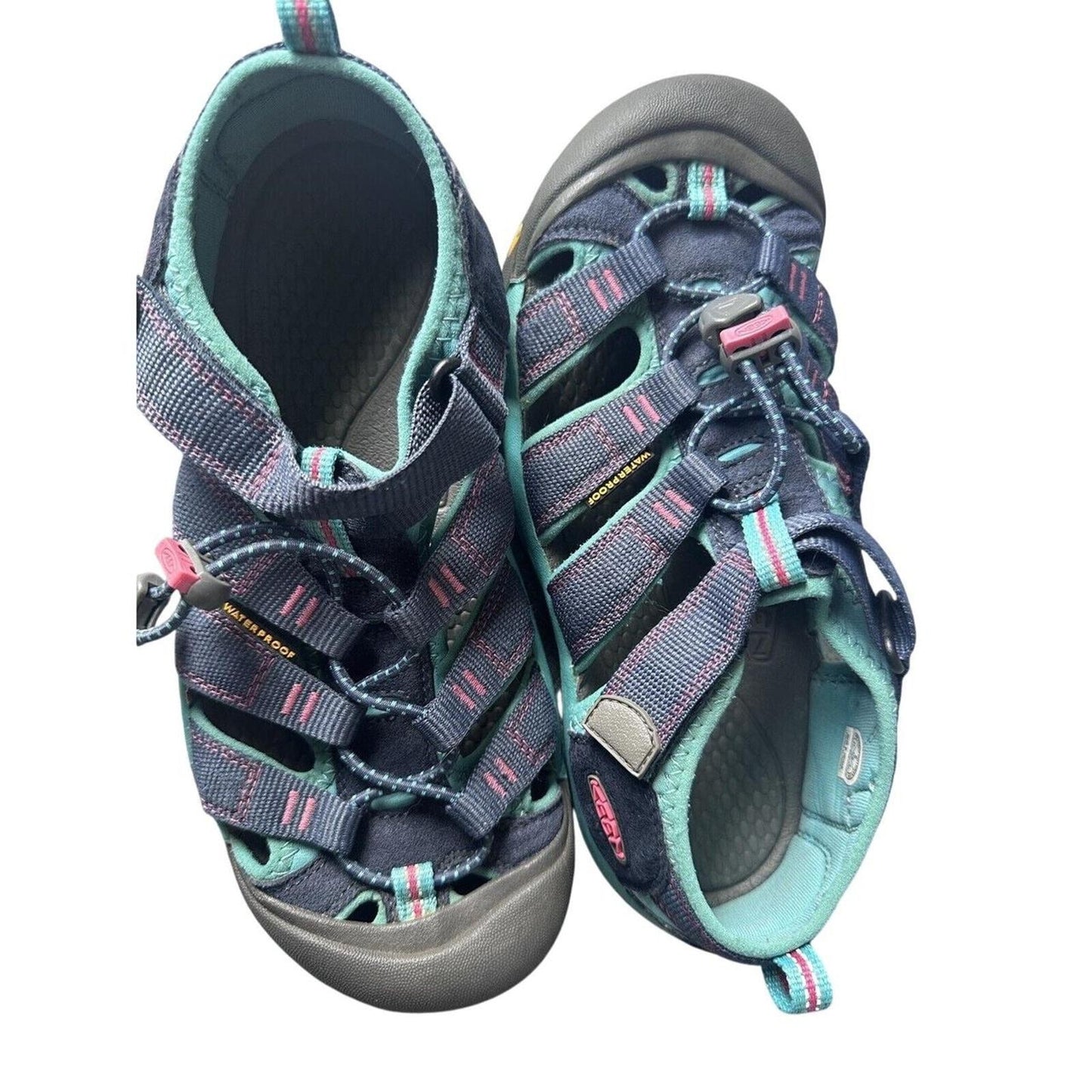 Keen Women's Newport H2 Sport Sandals - Navy Blue/Gray - Size 5 - Outdoor Water Shoes Bungee