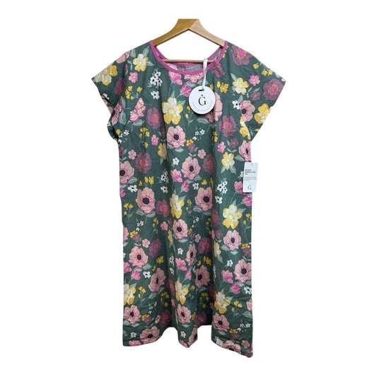 Gownies Women's Floral Print Nightgown Hospital Gown S Multicolor New With Tags