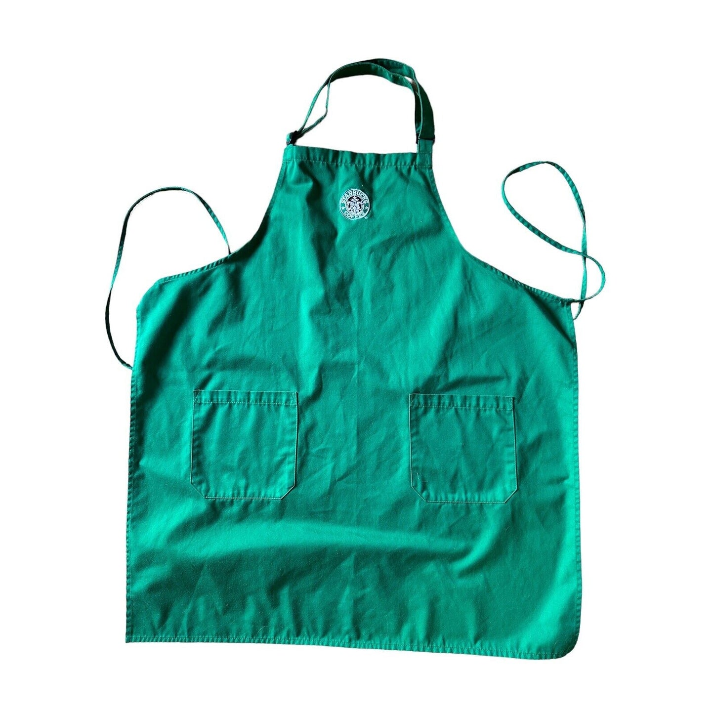 Authentic Starbucks Barista Green Apron Official Employee Uniform Pre-Owned