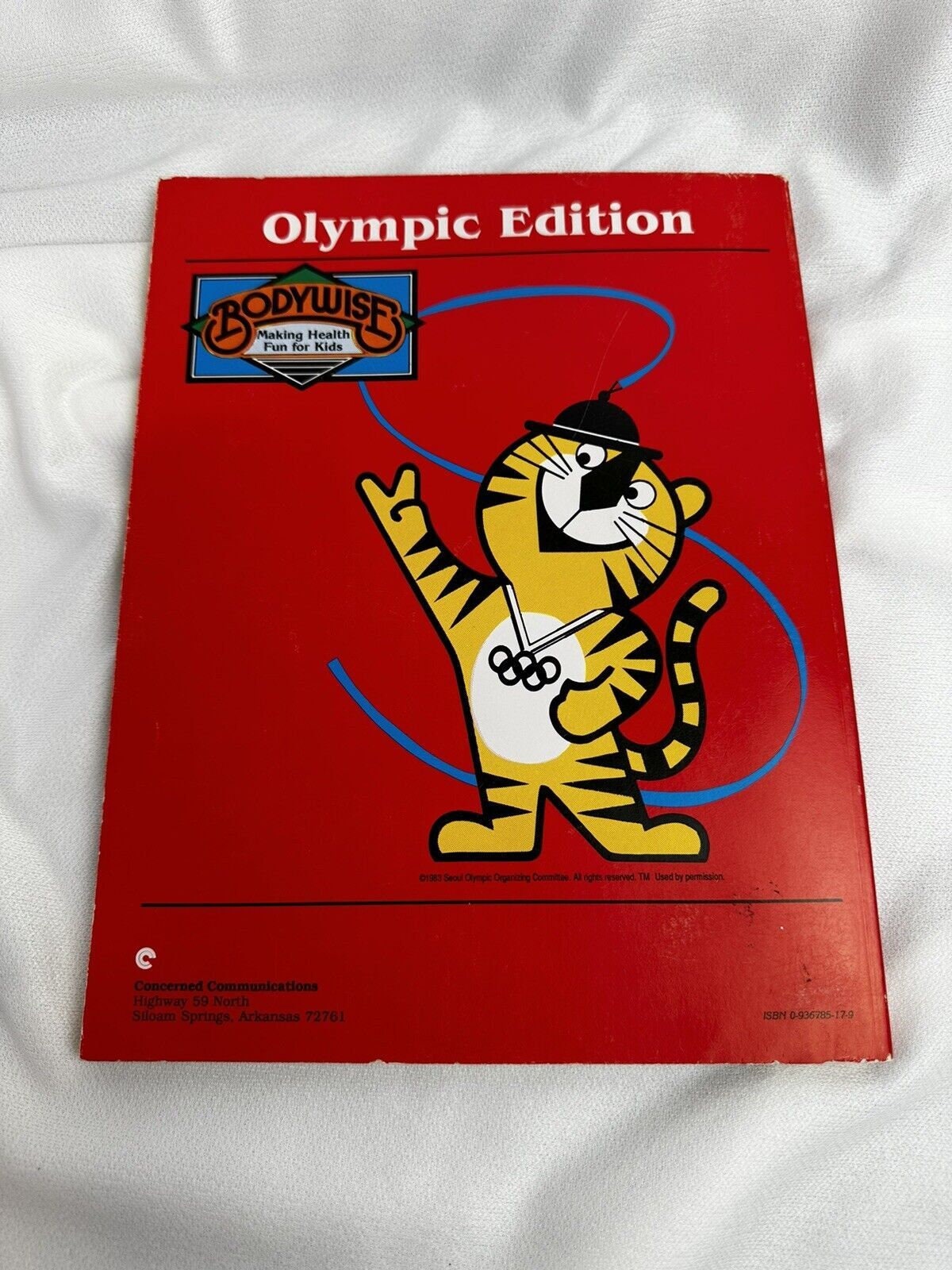 1983 Bodywise  The Big Book of Puzzles, Games  Stories from the Olympics - GOOD